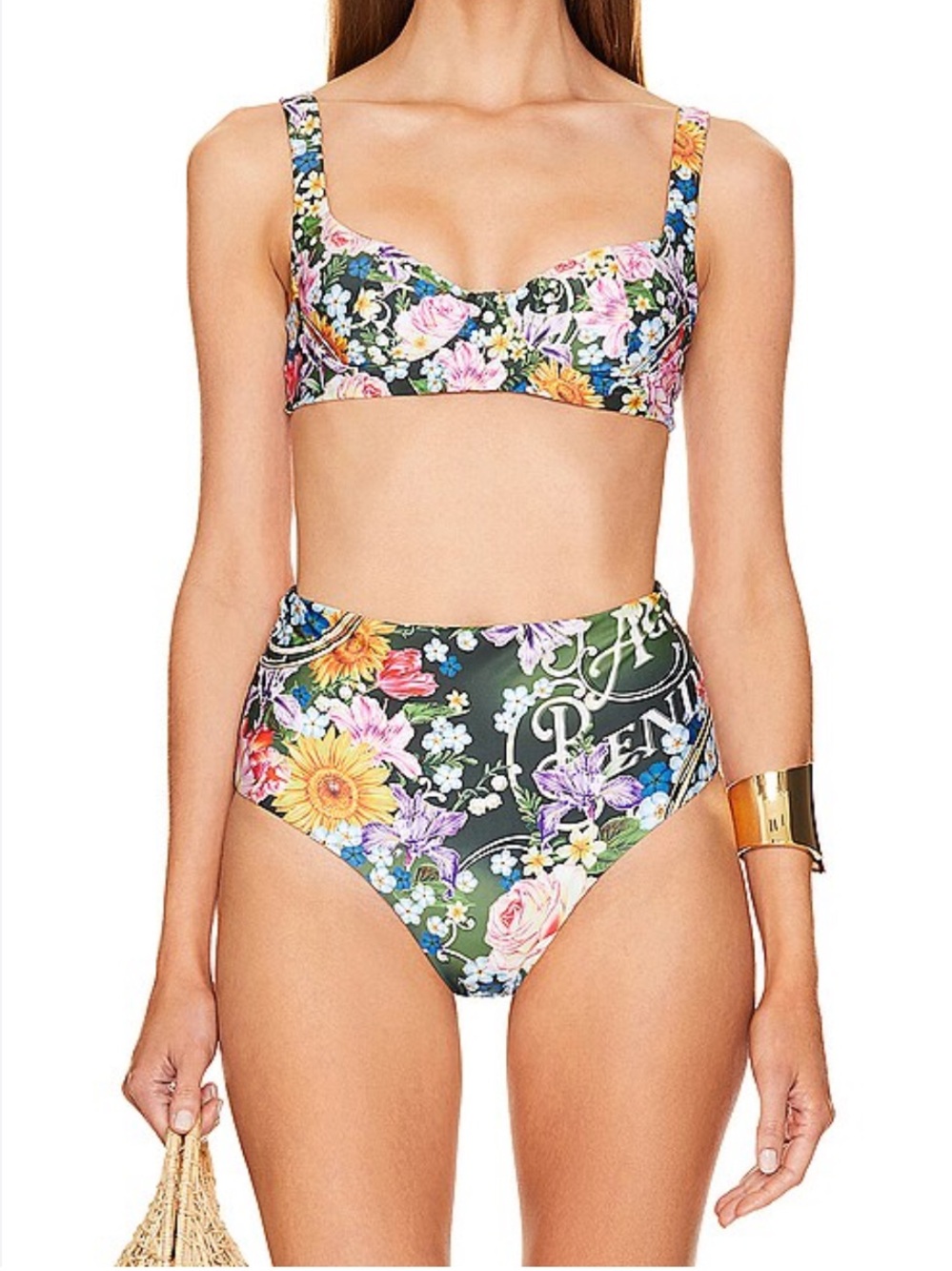 NWT Agua Bendita High-Waist Bikini Bottom